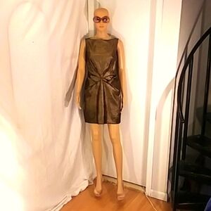 🔥NWOT Elegant Plein Sud Gold/Bronze Dress